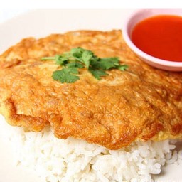 ข้าว ไข่เจียวธรรมดา