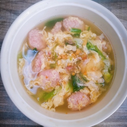 แกงจืด ไข่น้ำ + มีถ้วยให้ค่ะ