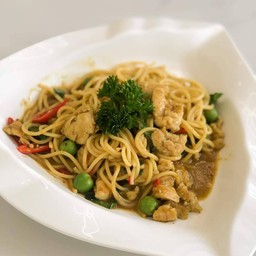 สปาเก็ตตี้แกงเขียวหวาน