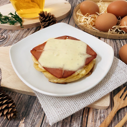 โรตีไข่ดาว-แฮม-ชีส