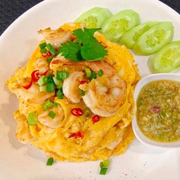 ข้าวไข่ข้นกุ้ง น้ำจิ้มซีฟู้ด