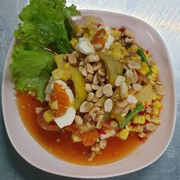 ตำข้าวโพดไข่เค็ม