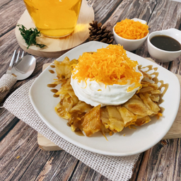 โรตีหนานุ่ม-วิปครีม-ฝอยทอง