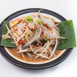 ตำกุ้งสด