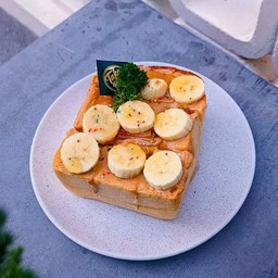 ขนมปังปิ้งเนยถั่ว