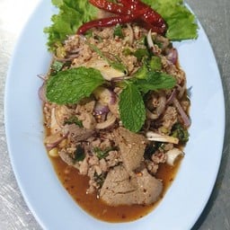 ผักบุ้งข้าวมันไก่ & ส้มตำ ตลาดวันโอวัน เอกชัย101