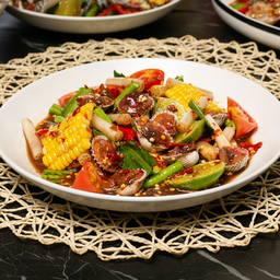 ตำเกาเหลาหอยแครง