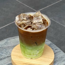 กาแฟนม+มัทฉะ