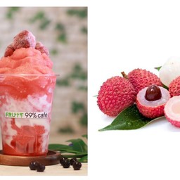 Strawberry+Lychee Smoothie