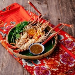 กุ้งแม่น้ำตาปีย่าง( กุ้งแม่น้ำตาปี 1 ตัว ขนาด 4 ตัว ต่อ กก.)