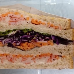 แซนวิชสุขภาพปูอัดอย่างเดียว