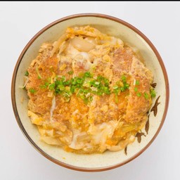 KATSU-DON  Deep Fried Pork Cutllet with Egg Rice Bowl