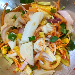 ข้าวโพดรวมมิตรทะเล