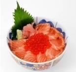 Salmon Ikura don