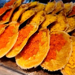 [ร้านศิริประภาขนมเบื้อง] ขนมเบื้องรวม ไส้หวาน เค็ม 4 ชิ้น