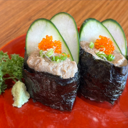 ข้าวปั้น คานิมิโสะ 2 คำ