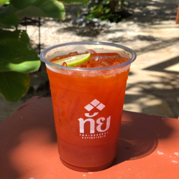 ชาดำมะนาว