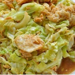 กะหล่ำปลีผัดไข่