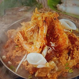 [สยามอัมพวา] ทะเลทอดกรอบกระทะร้อน