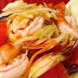 ตำกุ้งสุก