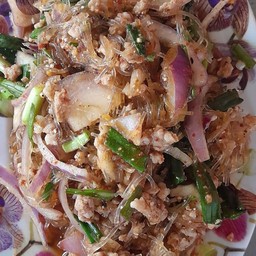 ลาบวุ้นเส้นหมูสับ