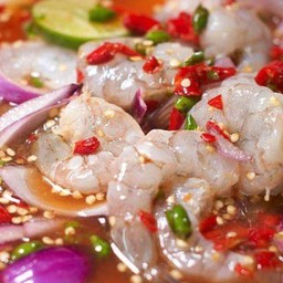 ยำกุ้งสด