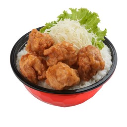 ข้าวหน้าไก่คาราเกะซอสเทอริยากิ