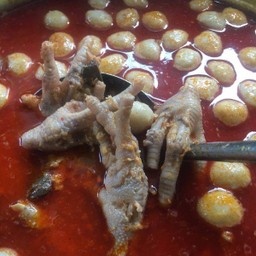 เอาแต่น้ำ น้ำยา กะทิไก่  +ผักสด