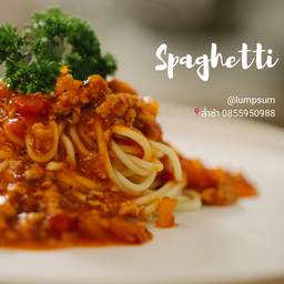 สปาเก็ตตี้ซอสหมู