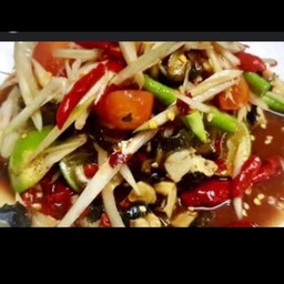 ตำปูปลาร้าหอยเชอรี่