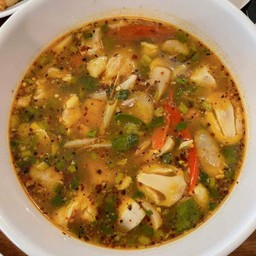 ต้มแช่บเอ็นแก้วหมู