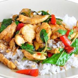 เซตคู่กระเพราไก่+ไข่ดาว