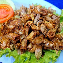 ไส้อ่อนทอดกระเทียม