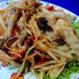 ตำตีนไก่ปูปลาร้า