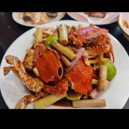 ยำปูม้าสุก