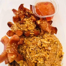 ทอดสะพาน(หมูยอใส้กรอก)