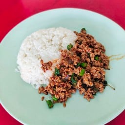 ข้าวราดกระเพราหมูสับ