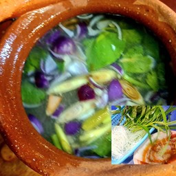 เนื้อ+ผ้าขี้ริ้วจุ่ม