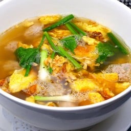 แกงจืดไข่น้ำหมูสับ