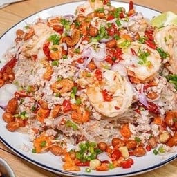 [อร่อยซ่ากับโค้ก] ยำวุ้นเส้นโบราณ +  โค้ก ออริจินัล (ขวด)