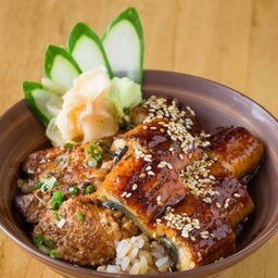 ข้าวหน้าฟัวกราร์ปลาไหล