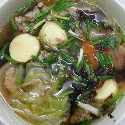 ต้มจืด ไก่สับ กับข้าว