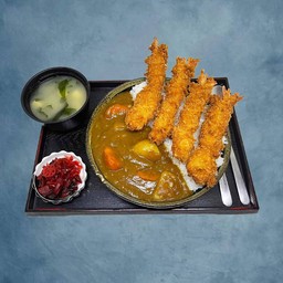ข้าวแกงกะหรี่กุ้ง