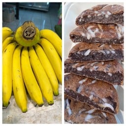 บ้าบิ่น มะพร้าวอ่อน+กล้วย