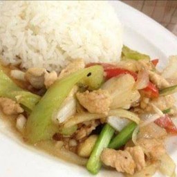 ผัดพริกอ่อนหมู