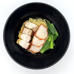 เตี๋ยวหมูแดง+หมูกรอบ