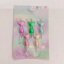 เทียนหางนางเงือก 5 ชิ้น