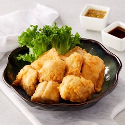 ปลากะพงทอดน้ำปลา (ชิ้น)