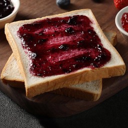 ปังปิ้งเนย หน้าแยมบลูเบอร์รี่