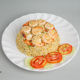 ข้าวผัดกุ้งจานใหญ่ 蝦仁炒飯